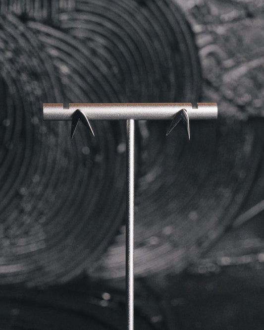 Sterling Silver A Logo Stud