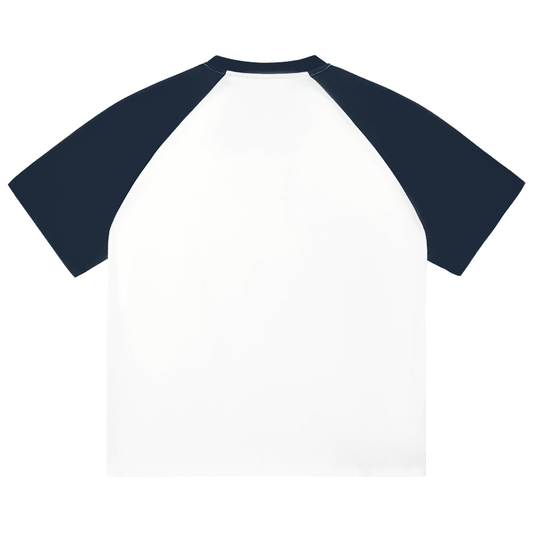 Back From the Future Color-Blocked Raglan Sleeve T-shirt