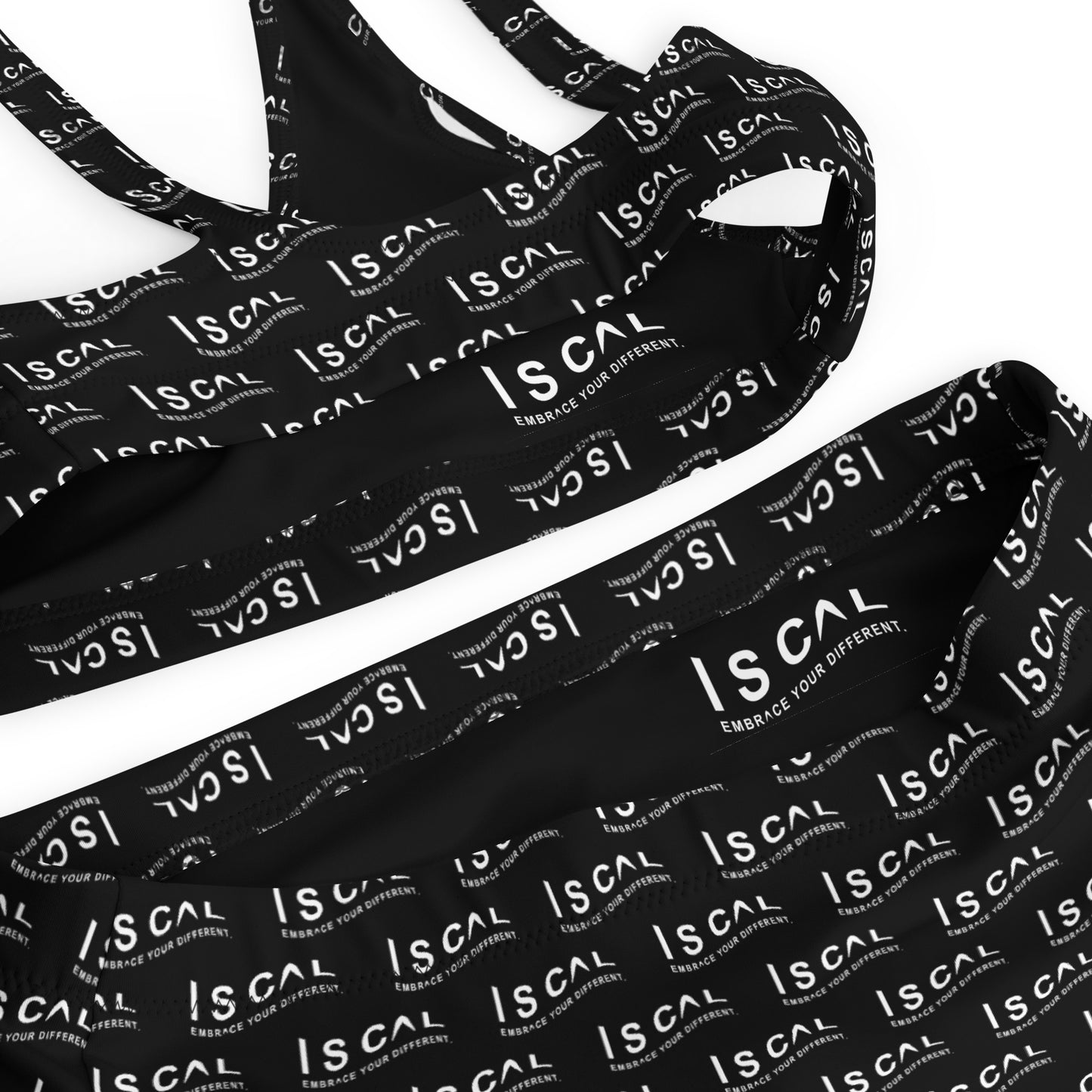 I S CAL RECYCLED HIGH-WAISTED BIKINI-BLACK