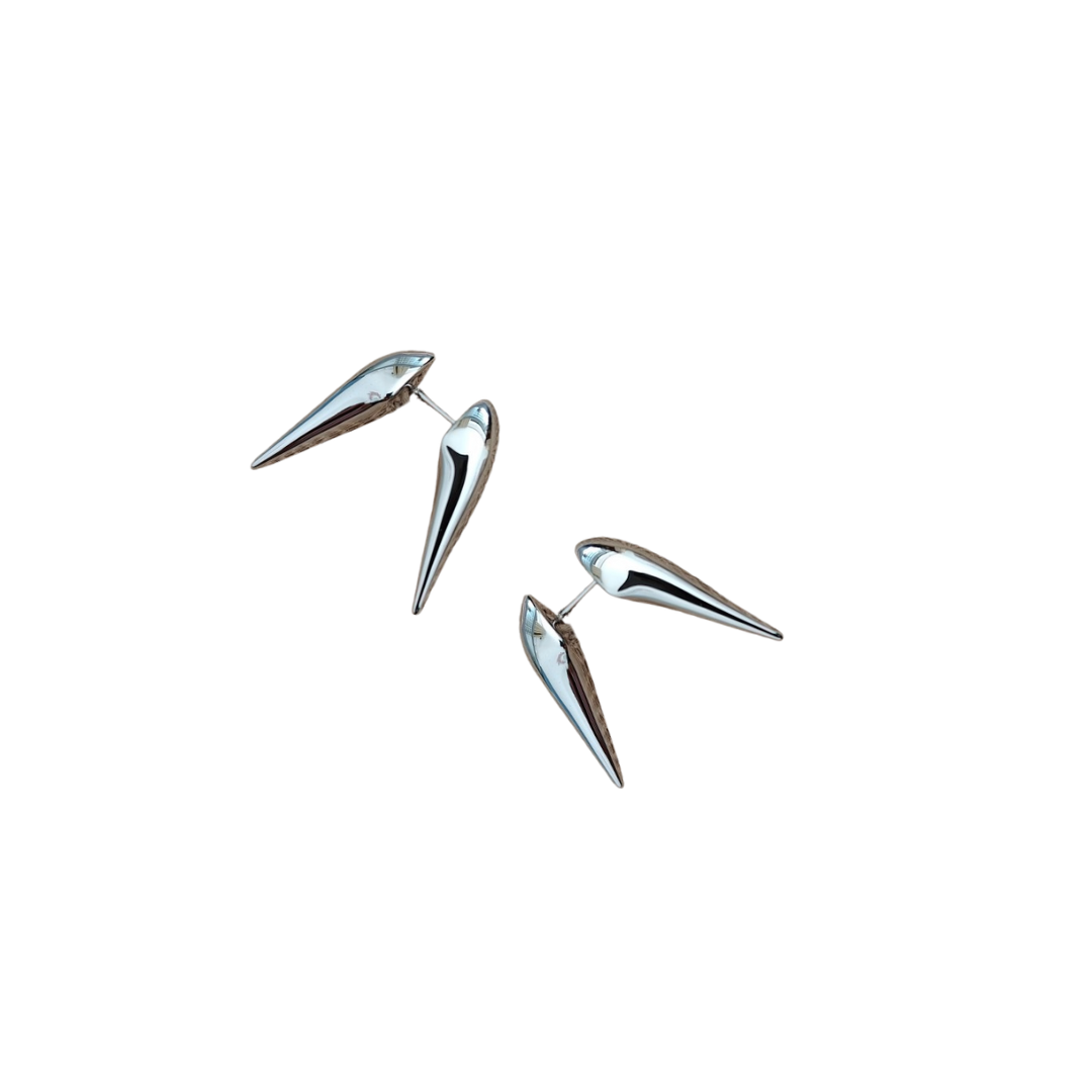 Stainless Steel A Logo Stud