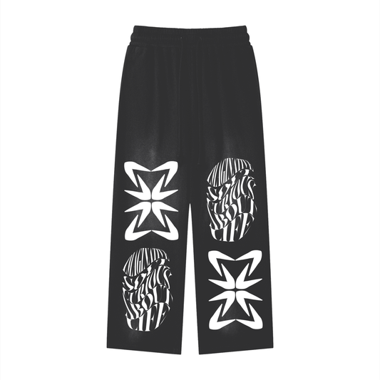 Logo Lover Cotton Handcrafted Loose Sweatpants