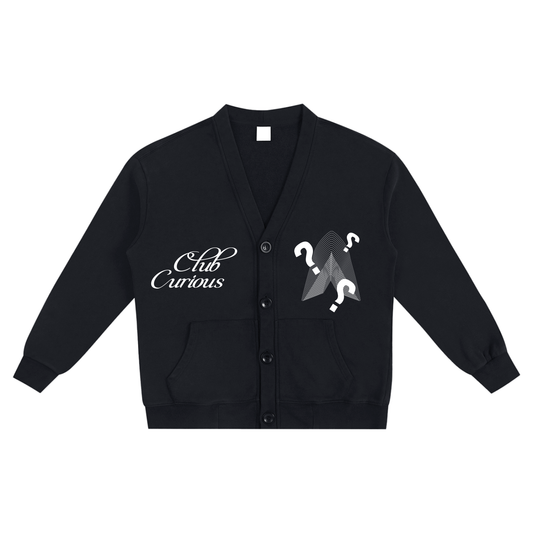Club Curious Snow Washed Cardigan
