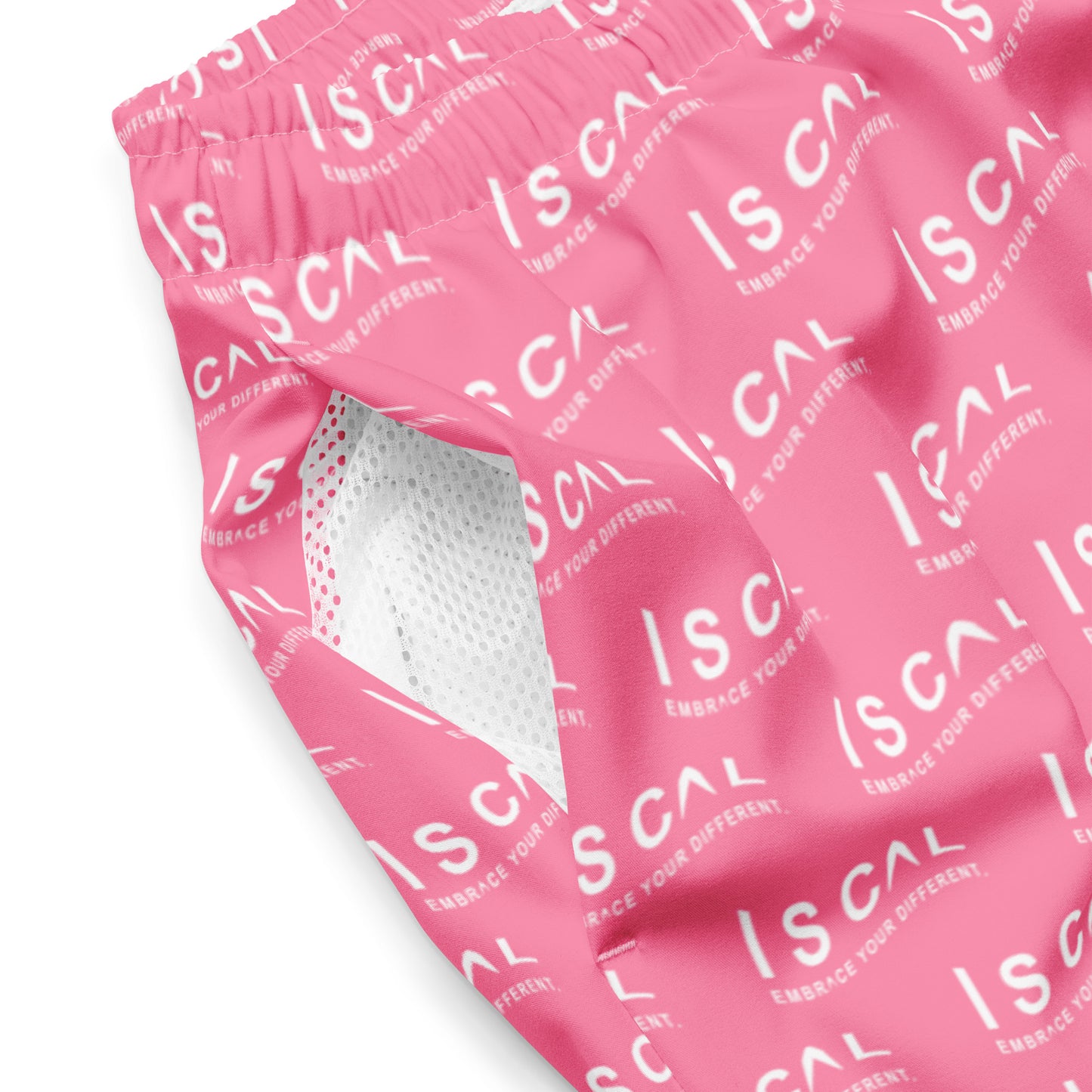 I S CAL SWIM TRUNKS-PLANETARY PINK