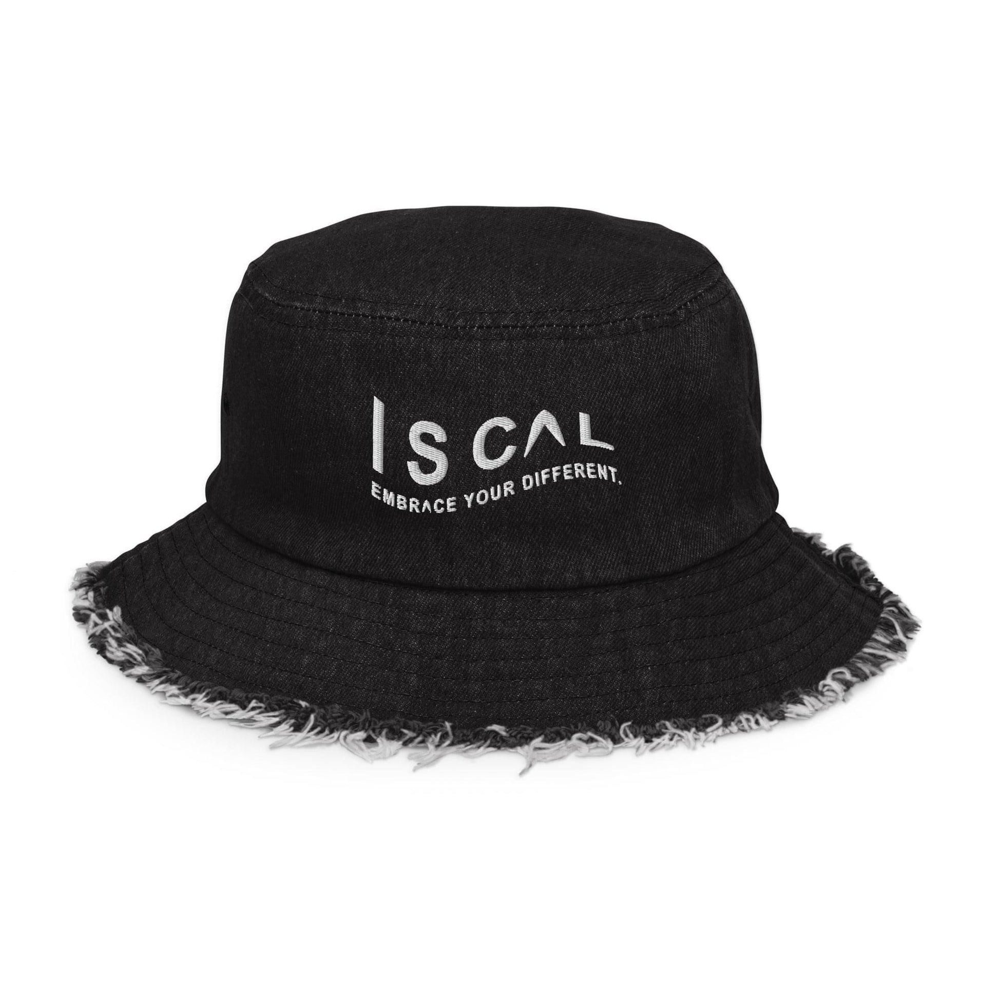 E.Y.D. DISTRESSED BUCKET HAT - I S CAL-Imaginative Souls Curious About Life