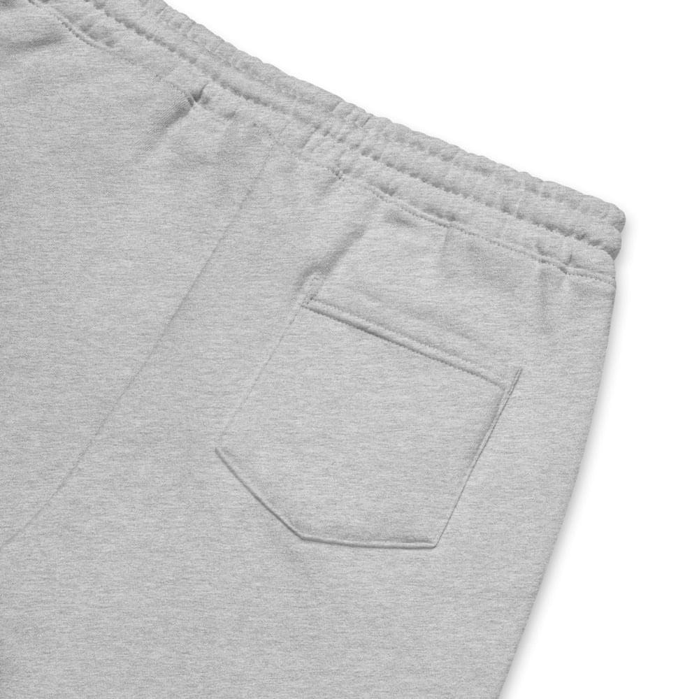EMBROIDERED SLATE MONOGRAM SHORTS - I S CAL-Imaginative Souls Curious About Life