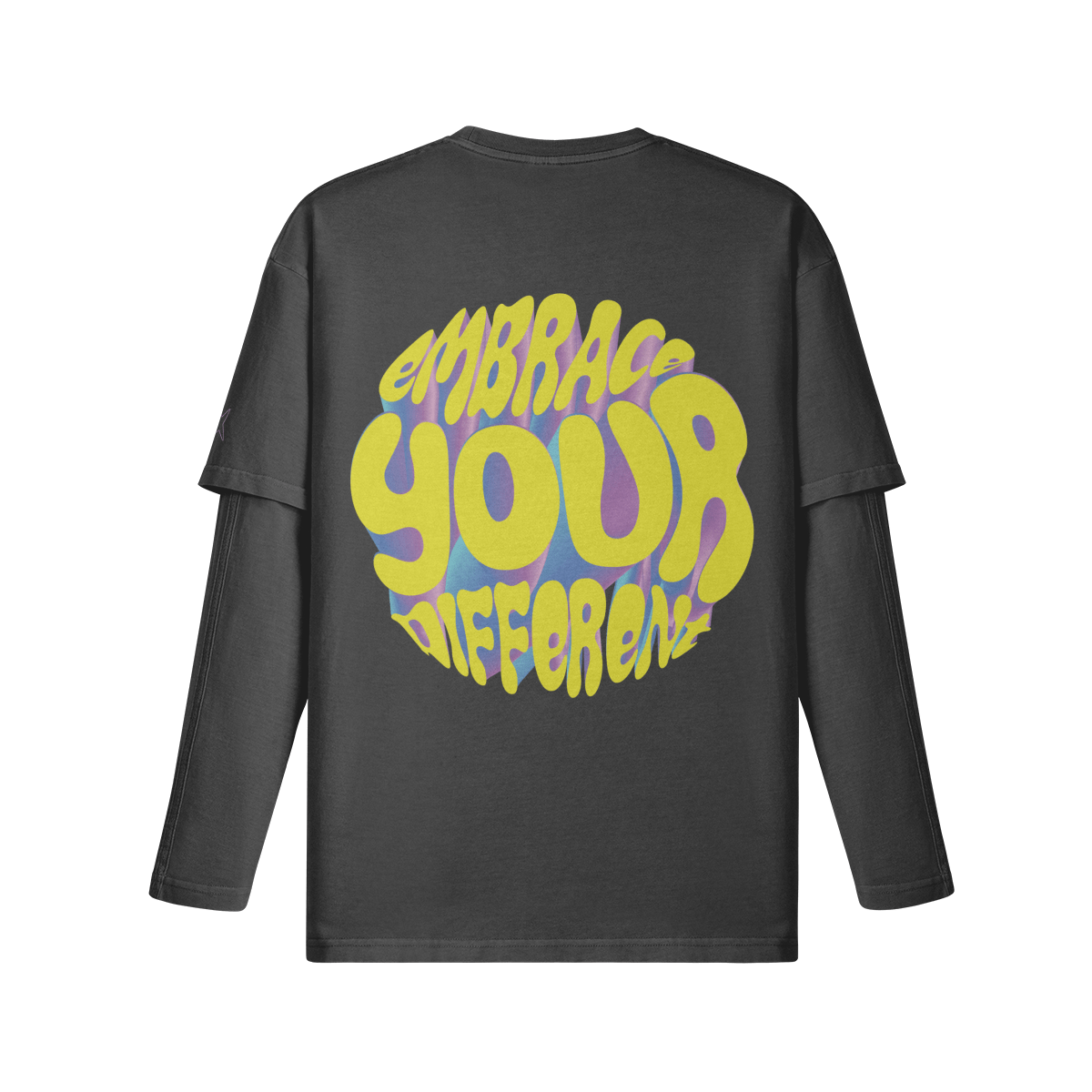 E.Y.D. FAUX LAYERED LONG SLEEVE - I S CAL-Imaginative Souls Curious About Life